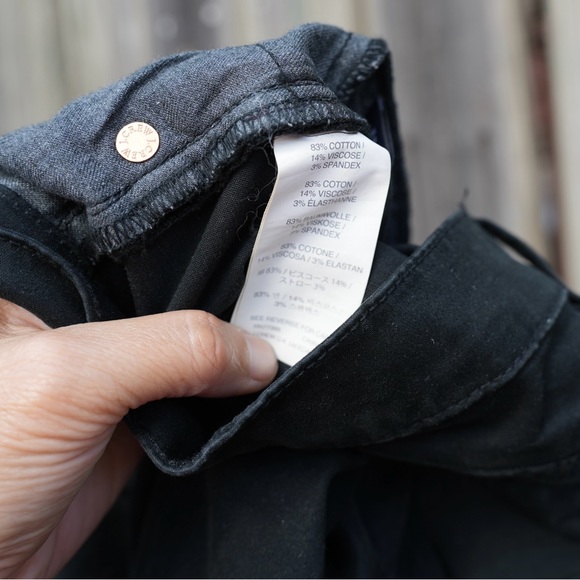 J.CREW WOMEN’S BLACK SKINNY TOOTHPICK DENIM JEANS 25 - Picture 9 of 9